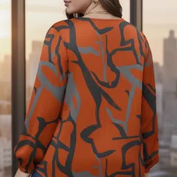 s n d attire Casual Regular Sleeves Printed Women Pink Top image 2