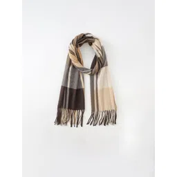 Alexvyan Women Checked Acrylic Mufflers image 3