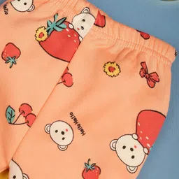 v-mart VMart Pack Of 2 Infant Printed Cotton Mid Rise Joggers image 4