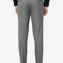 JADE BLUE Men Slim Fit Formal Trousers image 3