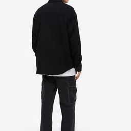 H&M Men Loose Cargo Style Denim Joggers image 5