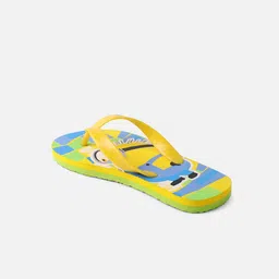 Kids Ville Boys Yellow Minions Printed Room Slippers image 2