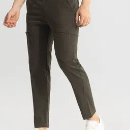 Snitch Men Smart Slim Fit Cargos Trouser image 3