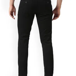Basics Men Slim Fit Denim Cotton Trouser image 2