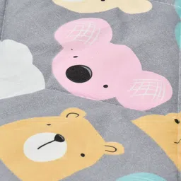 MORADO Grey & Blue Cartoon Characters 150 GSM Single Bed Comforter image 3