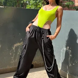 StyleAsh Loose Fit High-Rise Regular Trousers image 4