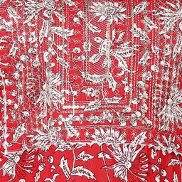 mokshi Floral Printed Regular Sequinned Kurta With Trouser & Dupatta image 3