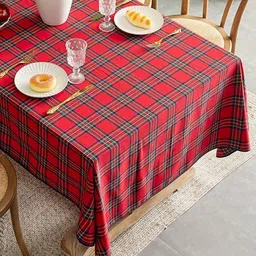 The Purple Tree Red & Green 1.50 cm x 2.25 cm Geometric Table Covers image 4