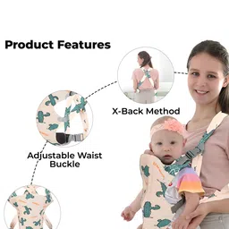 BAESD Infants Printed Breathable Baby Carrier image 4