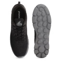 Power Men Grey Woven Design Sneakers image 2