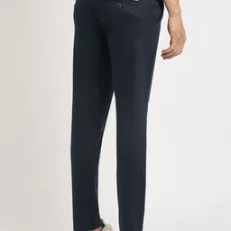 THE BEAR HOUSE Men Slim Fit Mid-Rise Formal Trousers image 3