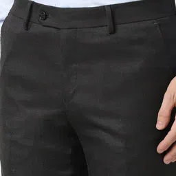 Peter England Men Slim Fit Trousers image 4