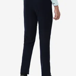 JB STUDIO Men Mid Rise Slim Fit Formal Trousers image 3