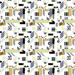 Divine Casa White & Black Printed 120 TC King Bedsheet with 2 Pillow Covers image 5