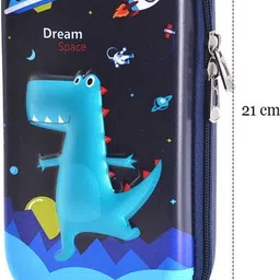 eazy kids EVA Dino Art EVA Pencil Box image 5