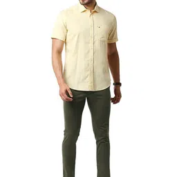 Basics Tapered Fit Chinos Trousers image 4