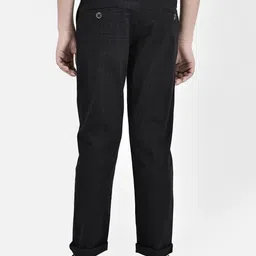 Crimsoune Club Boys Slim Fit Checked Cotton Trouser image 5