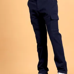 SILISOUL Men Smart Travel Features Cargos Trousers image 2