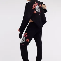 Just Cavalli Men Printed Pure Cotton Joggers image 5