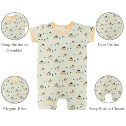 BAESD Infants Printed Pure Cotton Rompers image 5