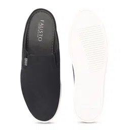 FAUSTO Men Red Woven Design Slip-On Sneakers image 2