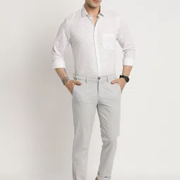 Turtle Men Relaxed Skinny Fit Chinos Trousers image 3