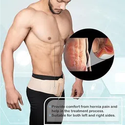 wonder care Inguinal Hernia Belt for Men Post Surgery Hernia Truss Brace for Double Inguinal Back / Lumbar Support image 4