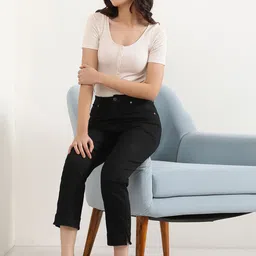 elleven Women Straight Fit Culottes Trousers image 5