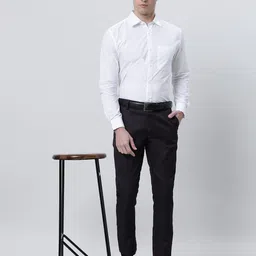 THE SOUL PATROL Men Mid Rise Lightweight Formal Trousers image 5