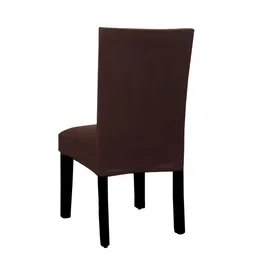 HOUSE OF QUIRK Single Brown Solid Removable Chair Cover image 5