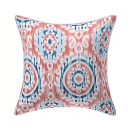 Texstylers Red 2 Pieces Printed Cotton Square Cushion Covers image 2