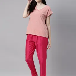Go Colors Women Fuchsia Trousers image 5