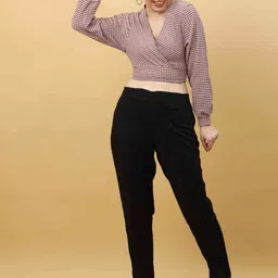 Bottums Women Tapered Fit Trousers image 5