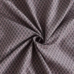 Arrabi Brown & Pink Floral 300 TC King Bedsheet with 2 Pillow Covers image 5