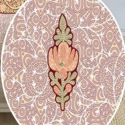 Qfab Grey Geometric 350 TC King Bedsheet with 2 Pillow Covers image 4