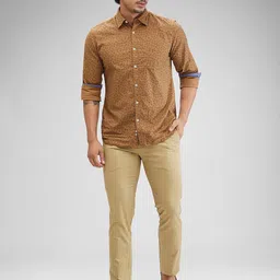 Parx Men Tapered Fit Chinos Trousers image 4