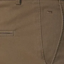 Basics Men Tapered Fit Cotton Chinos Trousers image 3