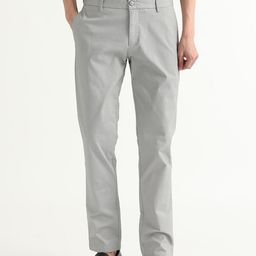 RARE RABBIT Men Mid Rise Cotton Slim Fit Trousers-picture-32