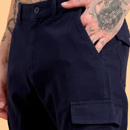 SILISOUL Men Smart Travel Features Cargos Trousers image 5