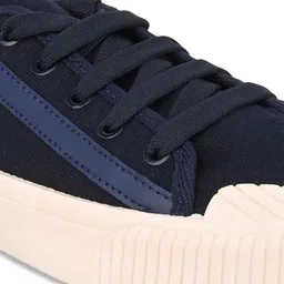 Styli Men Canvas Lace Up Shoes With Piping image 4