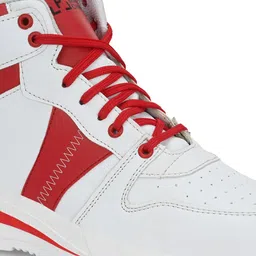 Hundo P Men Round Toe Mid-Top Lace-Ups Sneakers image 2