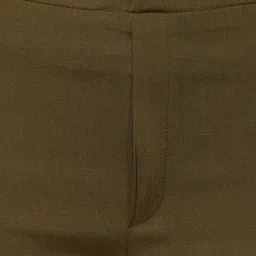 mokshi Women Pleated Bootcut Trousers image 2