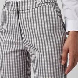 Van Heusen Woman Checked Formal Trousers image 3
