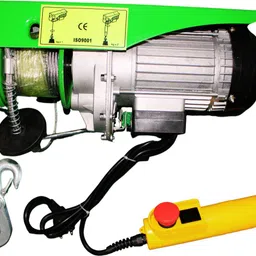 gscpt HEAVY DUTY ELECTRIC HOIST 500KG 20 MTR ROPE WIRE 100% COPPER WINDING MOTOR Lever Tool-picture-18