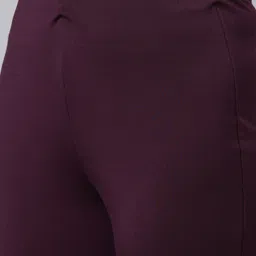 Go Colors Women Flared High-Rise Trouser image 3