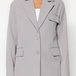 Trendyol Notched Lapel Single-Breasted Blazer image 5