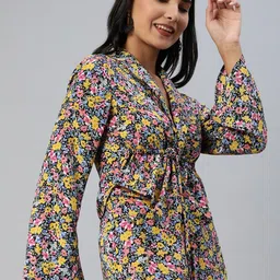 EVERYDAY by ANI Women Multicolored Floral Print Top with Trousers image 2