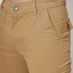AMSWAN Men Low-Rise Cargos Trousers image 3