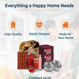 Kuber Industries Pink & Green Artificial Tulip Flower Plant With Pot image 3