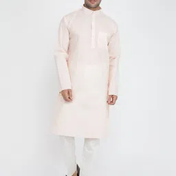 ROYAL KURTA Cotton Mandarin Collar Kurtas-picture-27